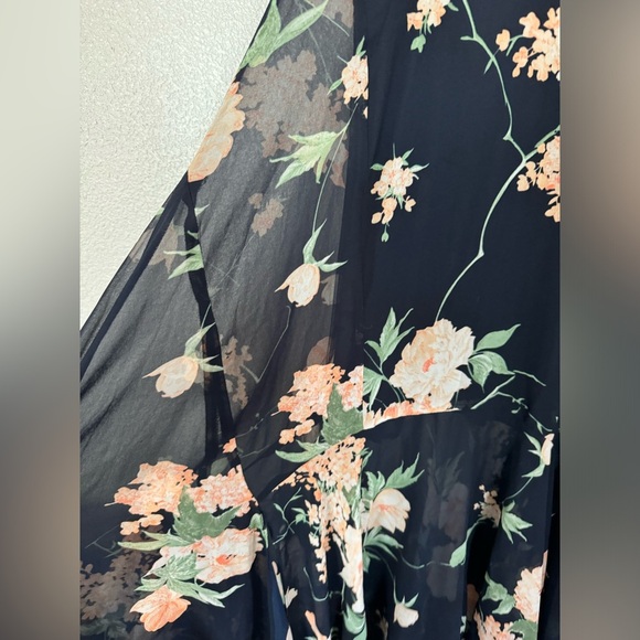 Lulus Dress Forum •Navy Floral Maxi Dress - Picture 6 of 8